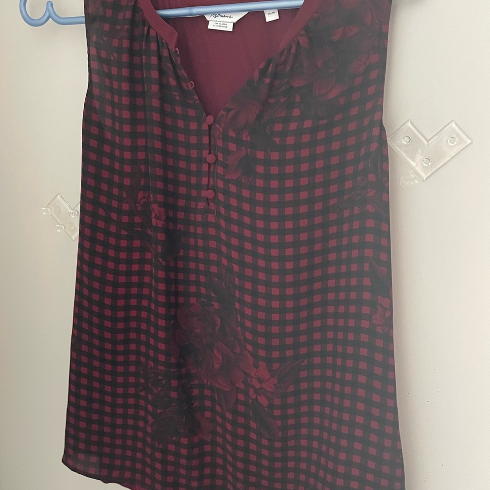 Reitman’s plaid tank
